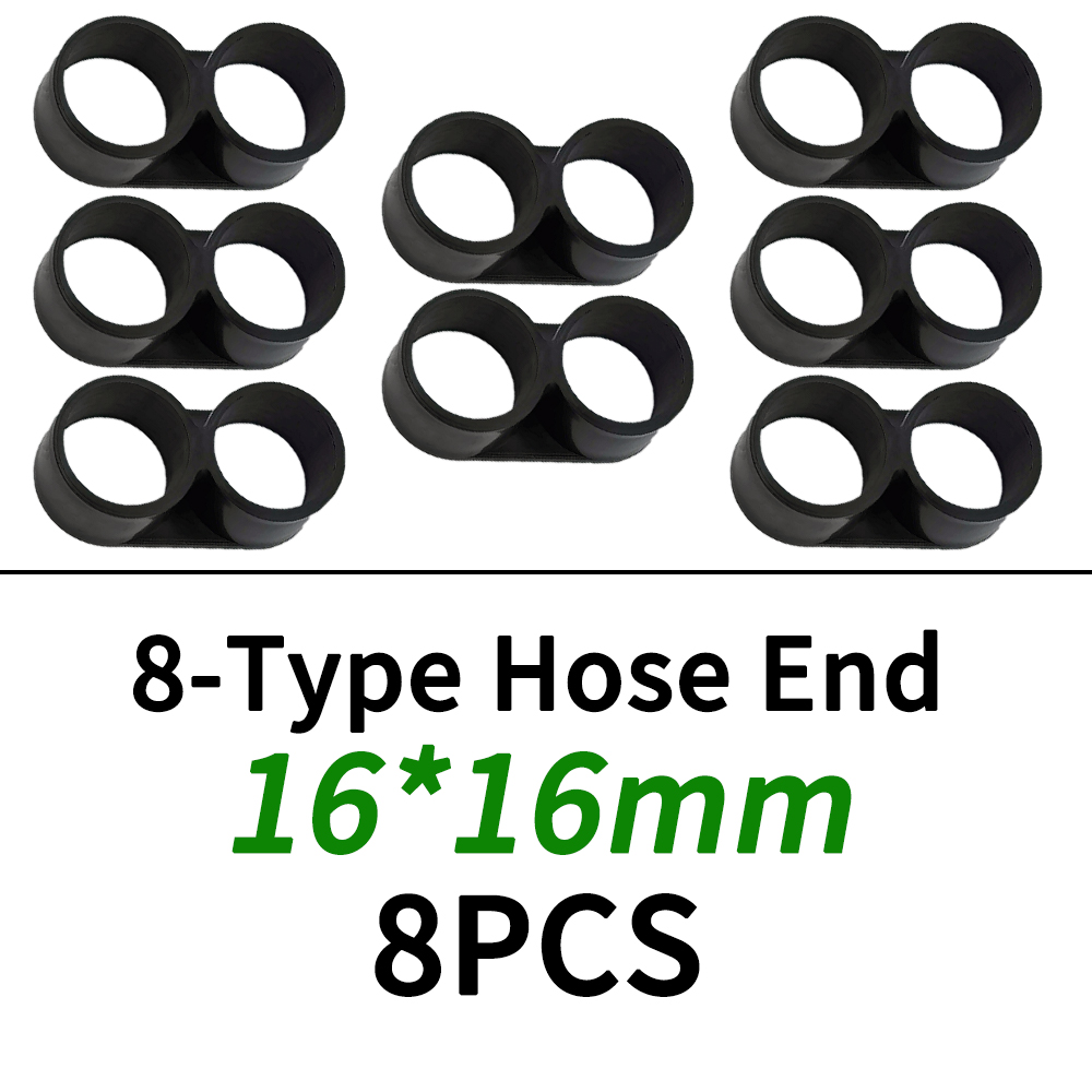 1/2" 3/4" Male Female Thread Connector To Barb 16mm 20mm 25mm PE Hose Adapter Tee Elbow Garden Irrigation Drip Watering System: Orange