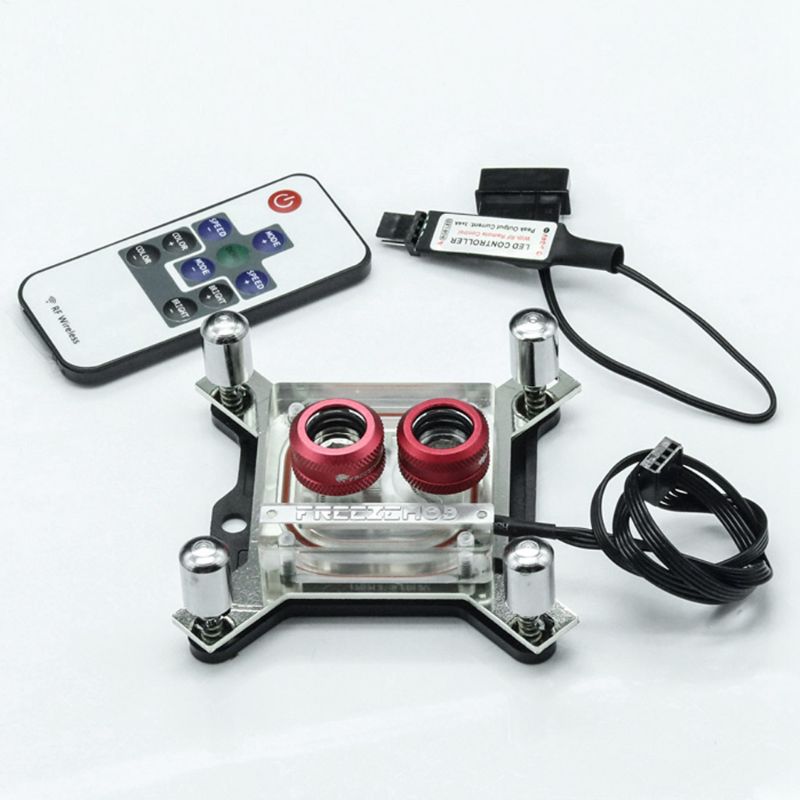 G1/4 Thread Waterblock Acrylic Copper Water Cooling CPU PC Water Cooling Radiator Heatsink Block for 1150 1151 1155 1156