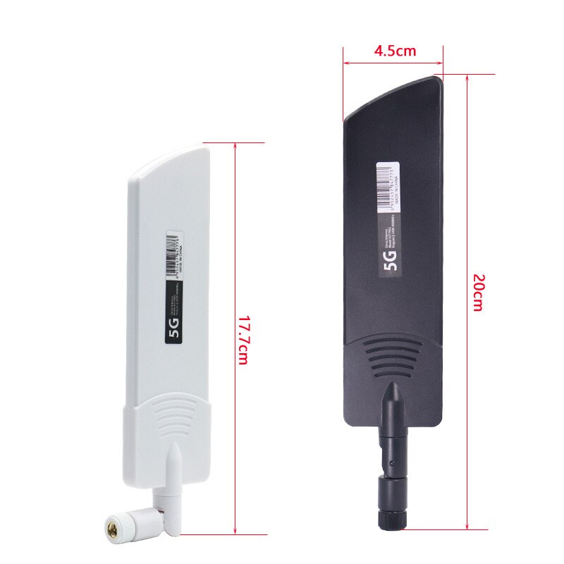 High Gain 5G Antenna 40DBi Foldable Glue Stick Antenna 5G SMA Female Male Outdoor Waterproof Amplifier WLAN Router Booster