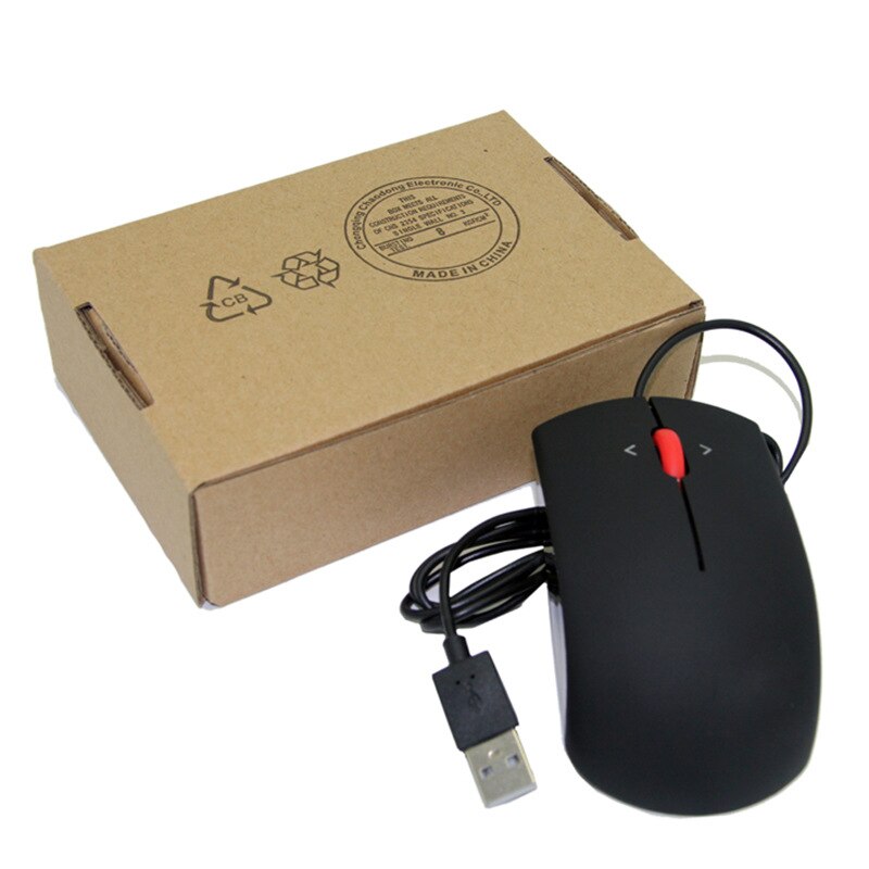 Lenovo ThinkPad OB47153 laptop IBM red dot wired Black mouse 1000 DPI USB pc mouse support laptops and desktop computer mouse