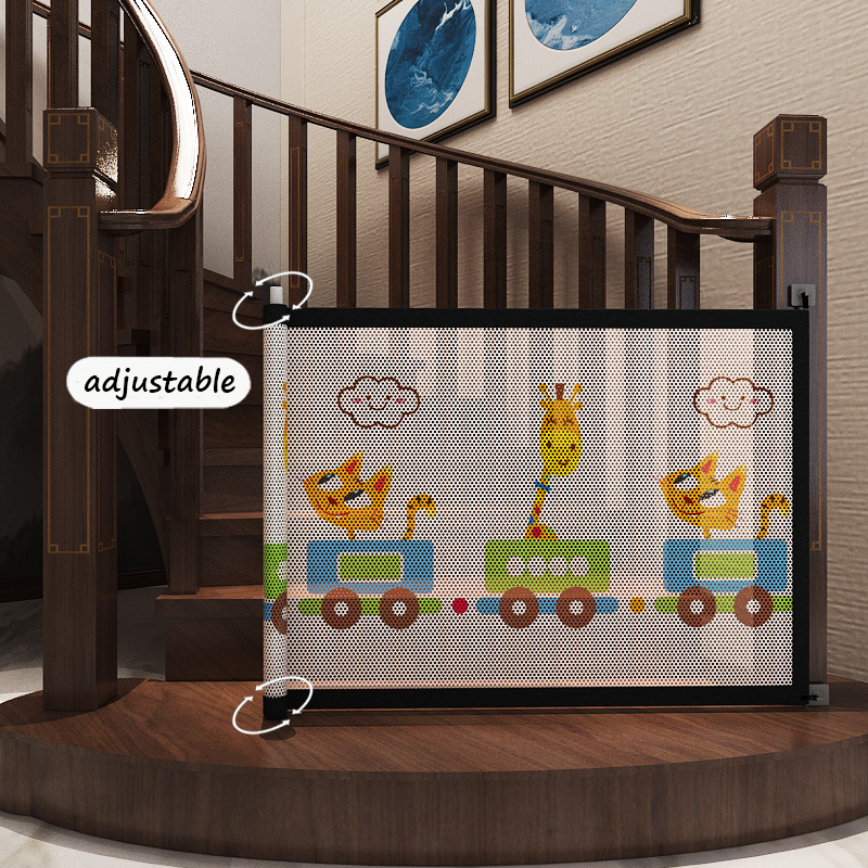 Dog Gate Ingenious Mesh Dog Fence For Indoor and Outdoor Safe Pet Dog Gate Safety Enclosure Pet Supplies Products