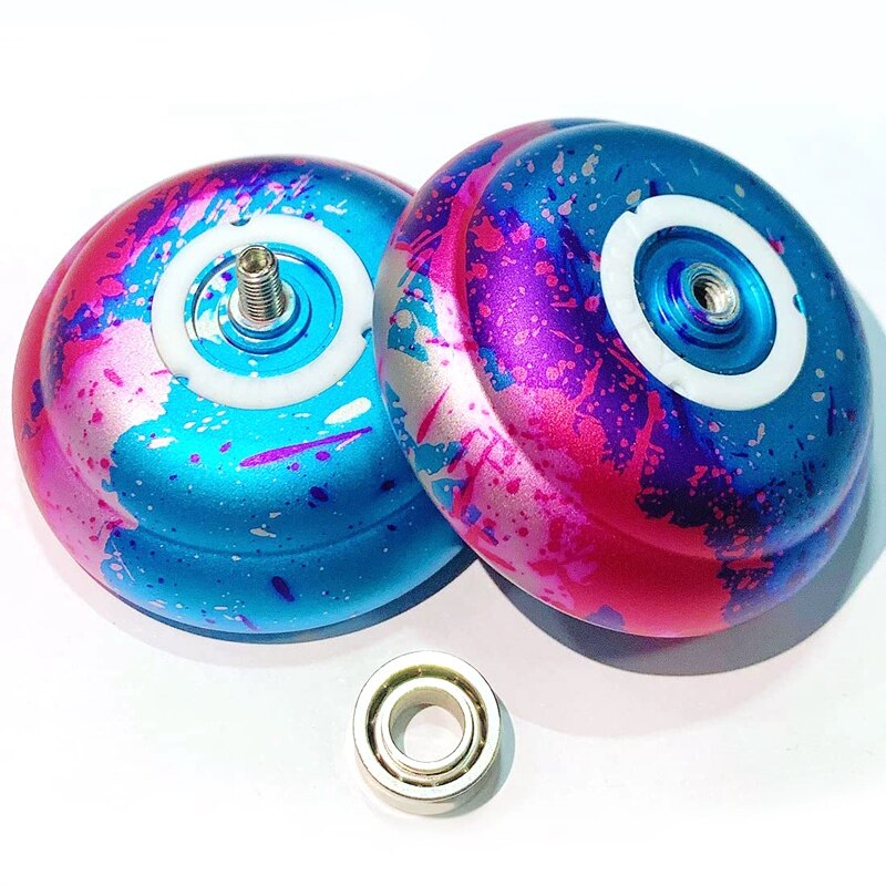 Unresponsive Yoyo Yoyo For Kids,Aluminum Beginner Yo-Yos Ball For Yoyos Players With 10 Yo Yo Strings