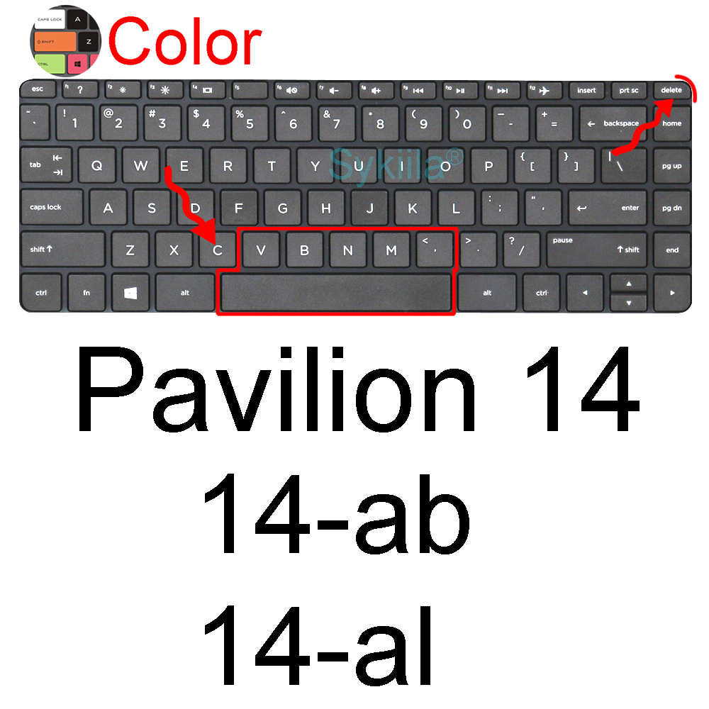 Funda de teclado para HP Pavilion 14 14-eh 14-cd 14-ab 14-ce 14-bp 14-ba 14-al 14-e 14- n 14-r dv4 dm4 funda protectora de silicona: Blanco