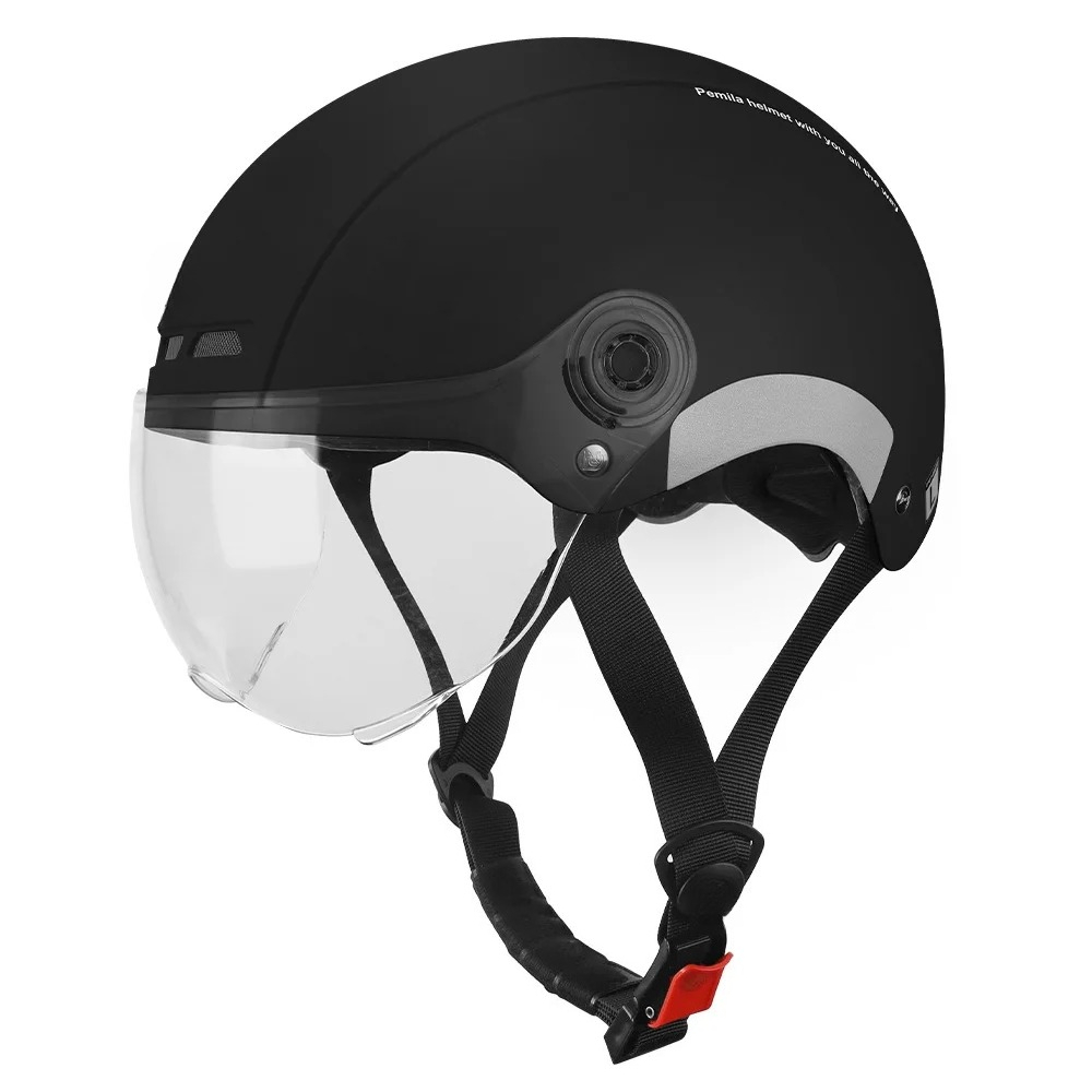 Casco con gafas para patinete eléctrico, pegatina reflectante para bicicleta de montaña o carretera, para adulto: Verde militar