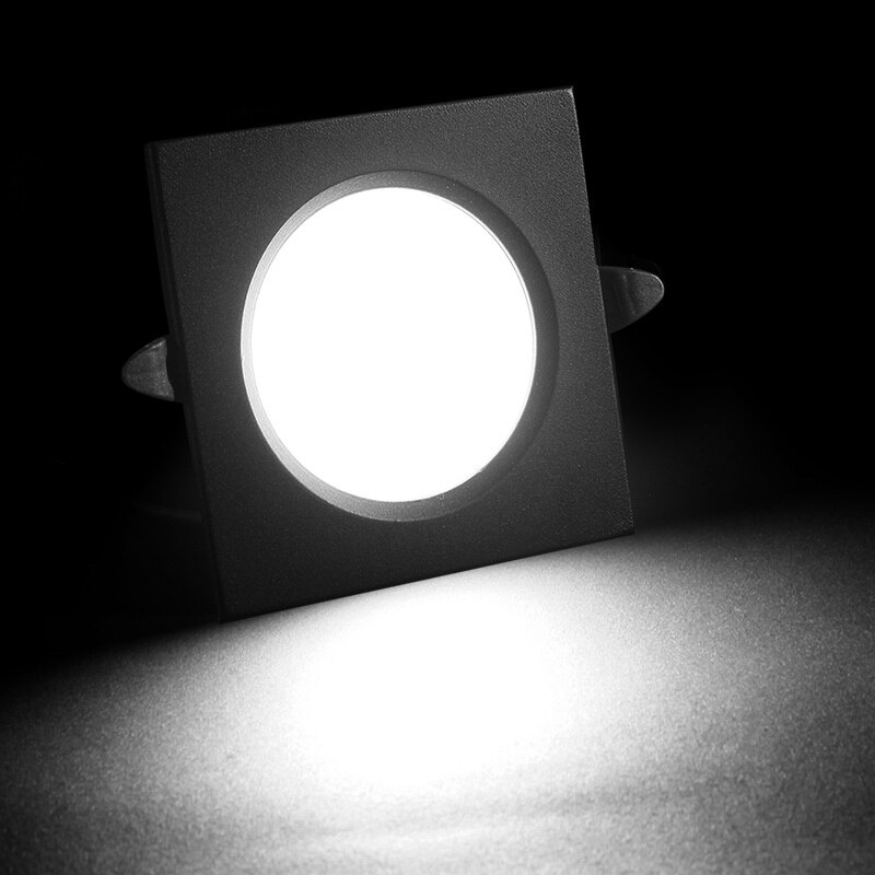 9W 12W 15W LED iron Spot Light white/black body square LED downlight Recessed ceiling lamp 220V 230V cold white/warm white