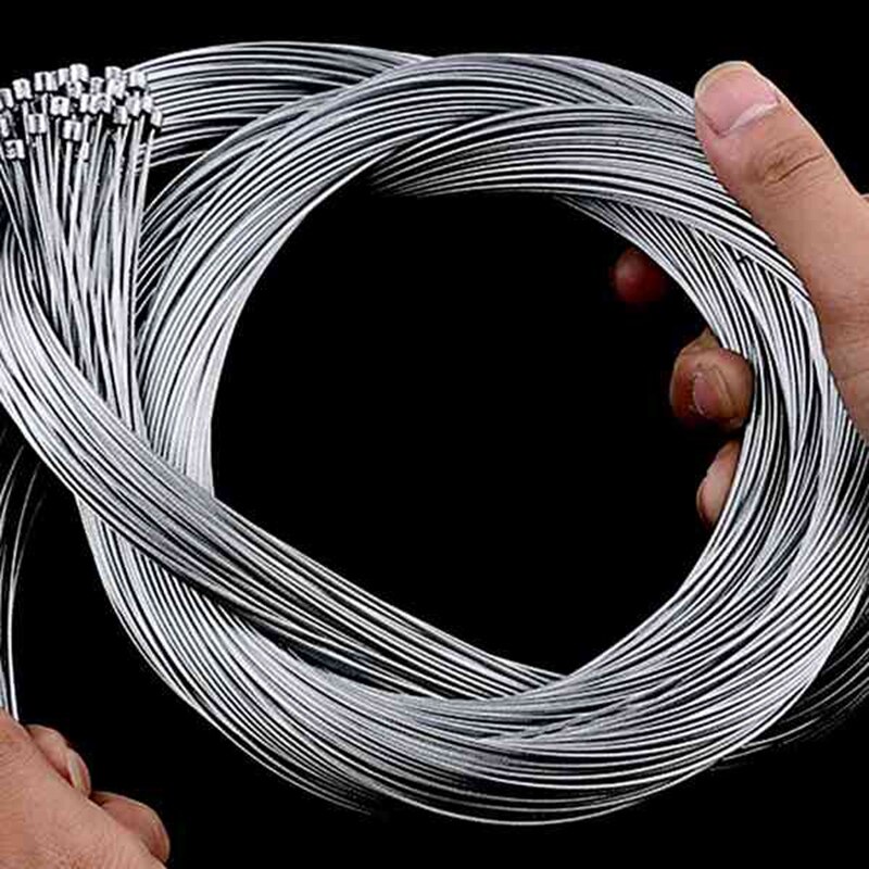 50Pcs 1 Bundle Bicycle Rear Brake Cable Core Length About 175cm Width About 0.15cm Bicycle Brake Cable
