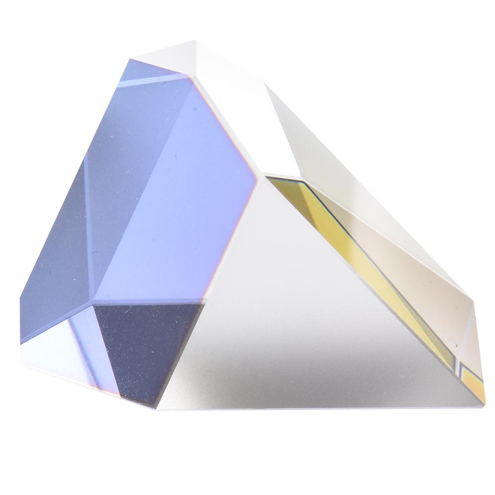 Irregular Roof Prism K9 Optical Plastic Prism for Spectral Physics Teaching Photo Photography