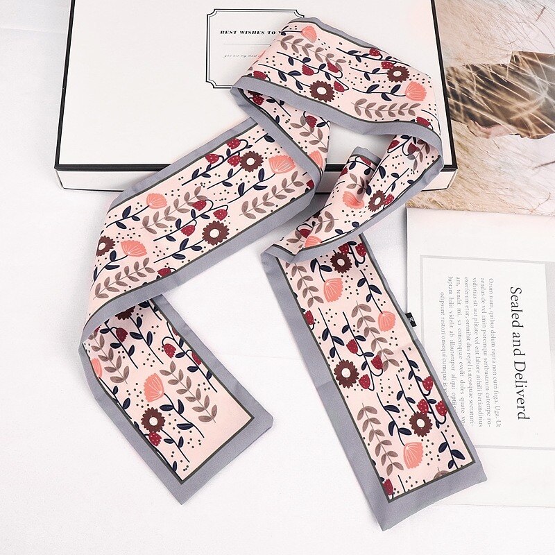 INS Druck Stirnband Platz Silk Schal Haarbänder Haar Hoop Friseur Styling Strand Zubehör Für Frauen Mädchen Dame Stirnband: 01