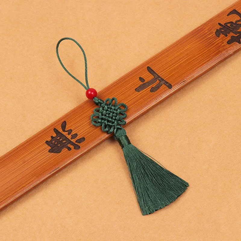 2/5 st 5cm festliga tofsar hänge kinesisk knut sidentofsar sömnad gardinberlocker tofs gör-det-själv-pyssel smyckestillverkning dekor: S / Blå