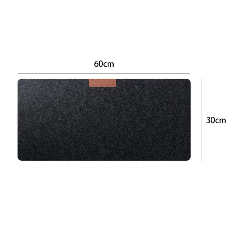 300*600mm grande tapete de mesa do computador do escritório moderno teclado de mesa almofada do rato feltro de lã portátil tapete de mesa gamer mousepad