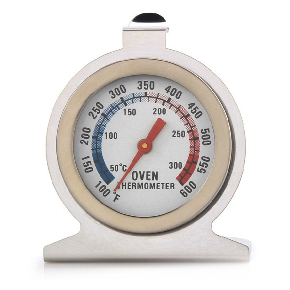 Roestvrijstalen oventhermometer kookvoedsel vlees wijzerplaat temperatuurmeter keuken oventhermometer meetinstrument keukengadget