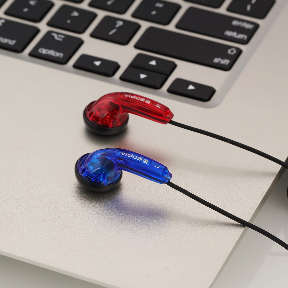 Vido – écouteurs HIFI HD filaires, oreillettes classiques, stéréo, musique, unité de pilote dynamique, basses lourdes, casque, Microphone, MX500, 3.5mm, 15.4mm