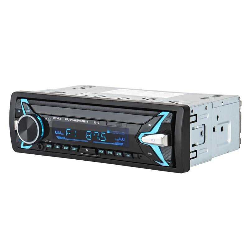 Car MP3 Player Multifunction Bluetooth Vehicle MP3 Player AUX Stereo FM Radio USB In-Dash 1 DIN 7 Color Keylight Car Electronics: 02