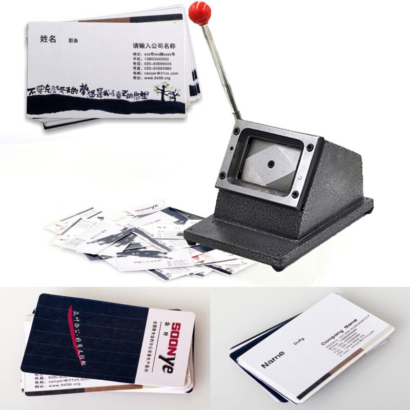 90x55mm Busines Card Right Angle Cutter Paper Card Cutting Machine Manual DIY Handhold Cut Tool Paper Card Hole Punch