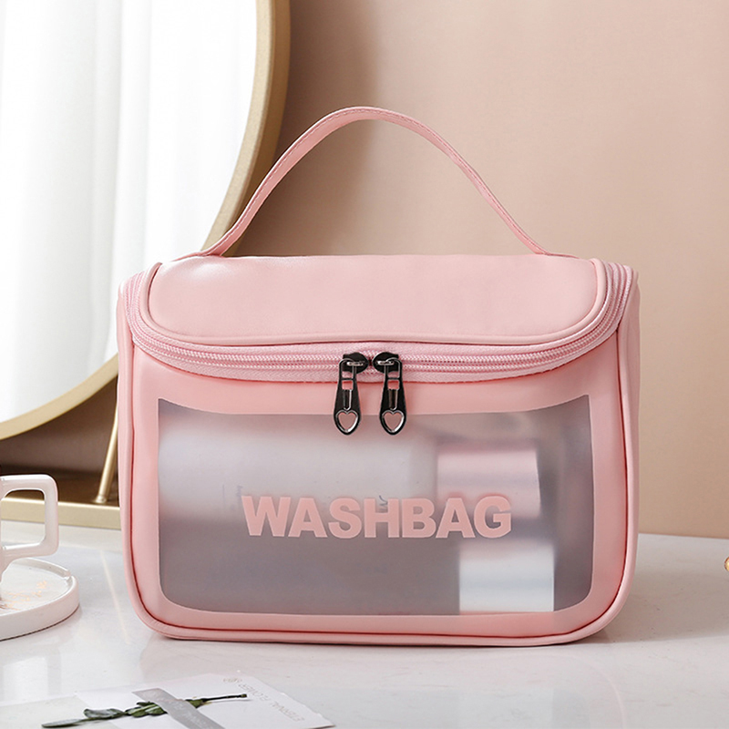 1PC Ins Style Multifunctional Cosmetic Bag for Women Wash Bag Portable Waterproof Swimming Bag Home Travel Storage Bag Case