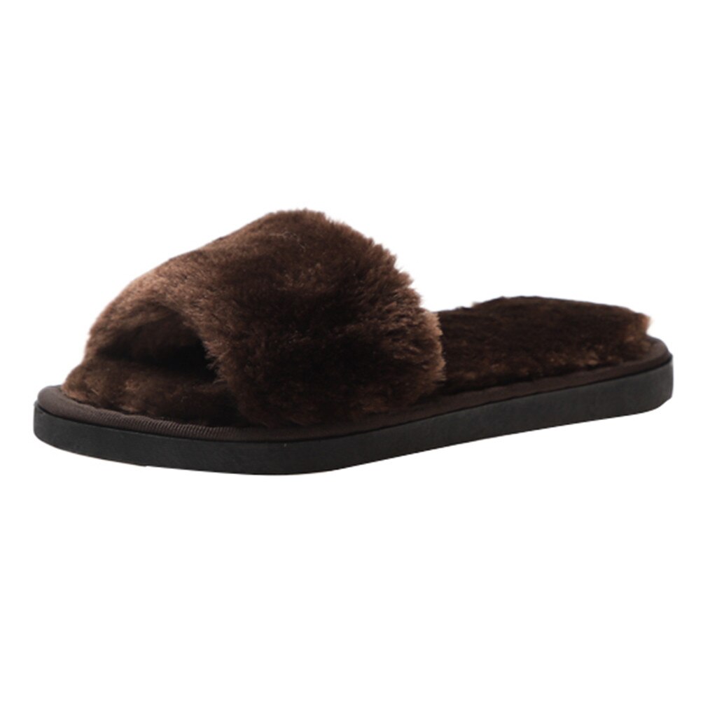 Chaussons enfant en bas âge enfants bébé maison chaussures enfants garçon filles bébé pantoufles dessin animé à semelles souples hôtel pantoufles: Marron / 34