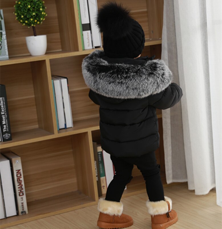 Nuovo Del Ragazzo di Inverno Del Rivestimento Del Bambino Con Cappuccio di Spessore Bambini Cappotti 12M-7 Vecchio formato Autunno Inverno 9WBT002
