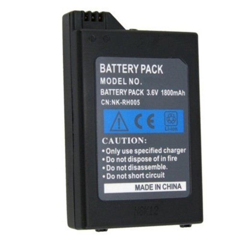 3.6v 1800 mah spilmaskine batteri genopladeligt udskift batteri til elektronisk psp -110 psp -1001 psp 1000