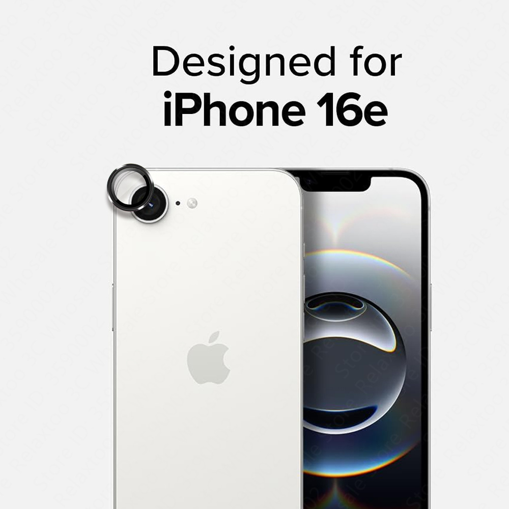 Protector de lente de cámara para Apple iPhone 16e, anillo de Metal, Protector de pantalla de lente de vidrio templado, accesorios para iPhone 16 e 16e