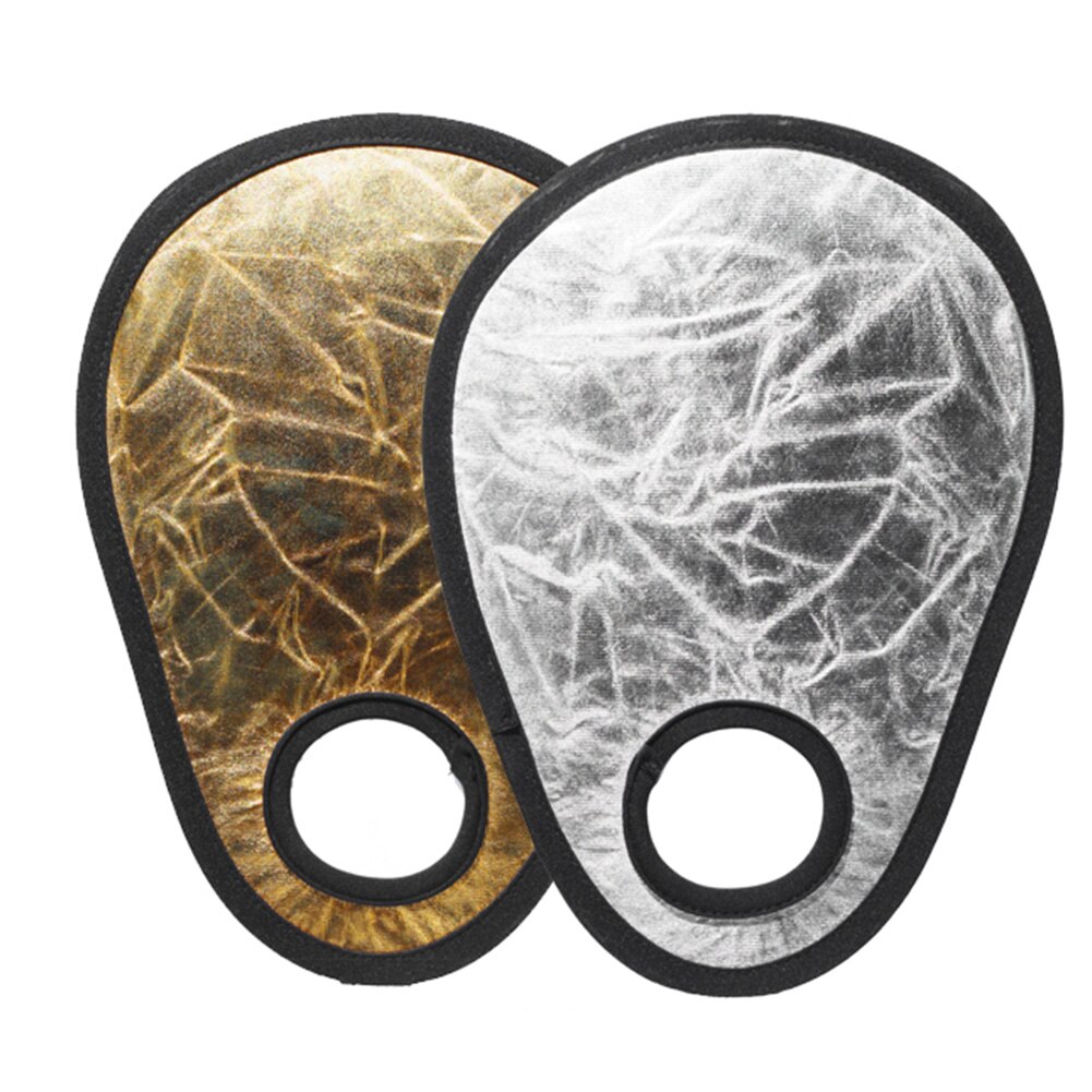 Fotografi fotoreflektor videoverktøy fotostudio universal mini 2 in 1 solnedganger forsyninger gull sølv sammenleggbar bærbar 30cm