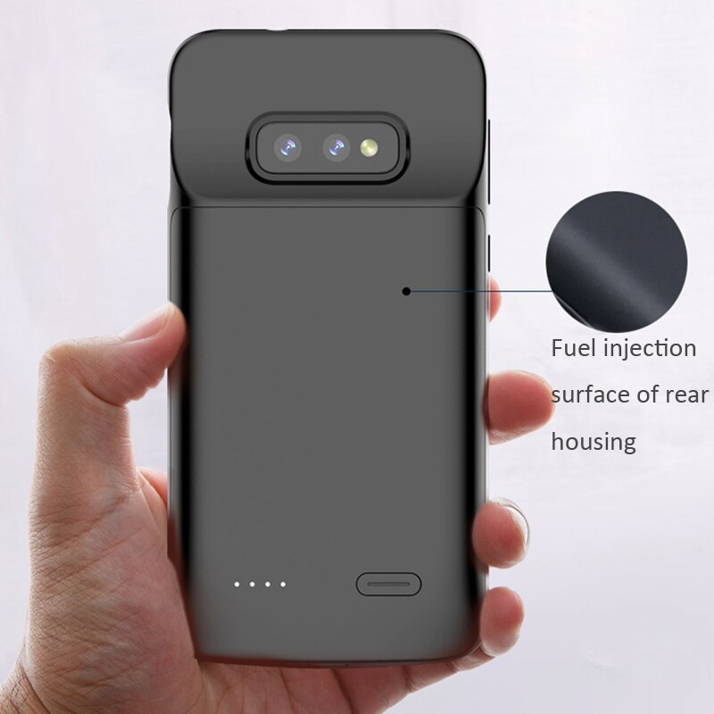 Funda de cargador de batería para Samsung Galaxy S20 S20 + S20 Ultra S10 S10E S10 Plus, funda de carga para Powerbank, funda de batería de respaldo