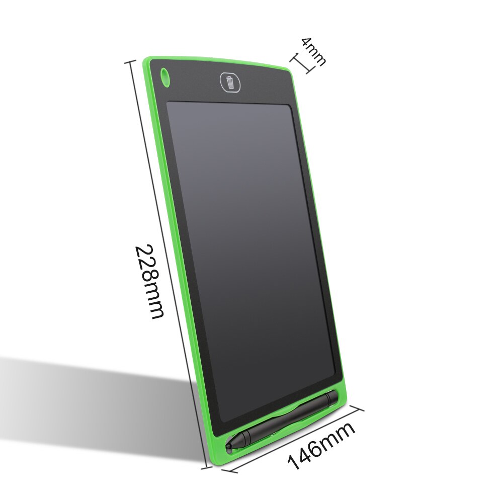 LCD Writing Tablet 8.5 Inch Pad Portable Electronic Writer Environmental Writing and Drawing Memo Board with Stylus for Kid