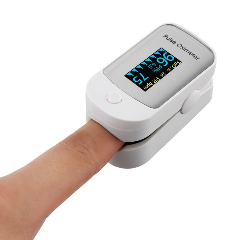 Pulse Oximeter Spo2 Mini Portable OLED Finger Oximeter Saturameter Blood Oxygen Saturation Monitor PR Oxymeter