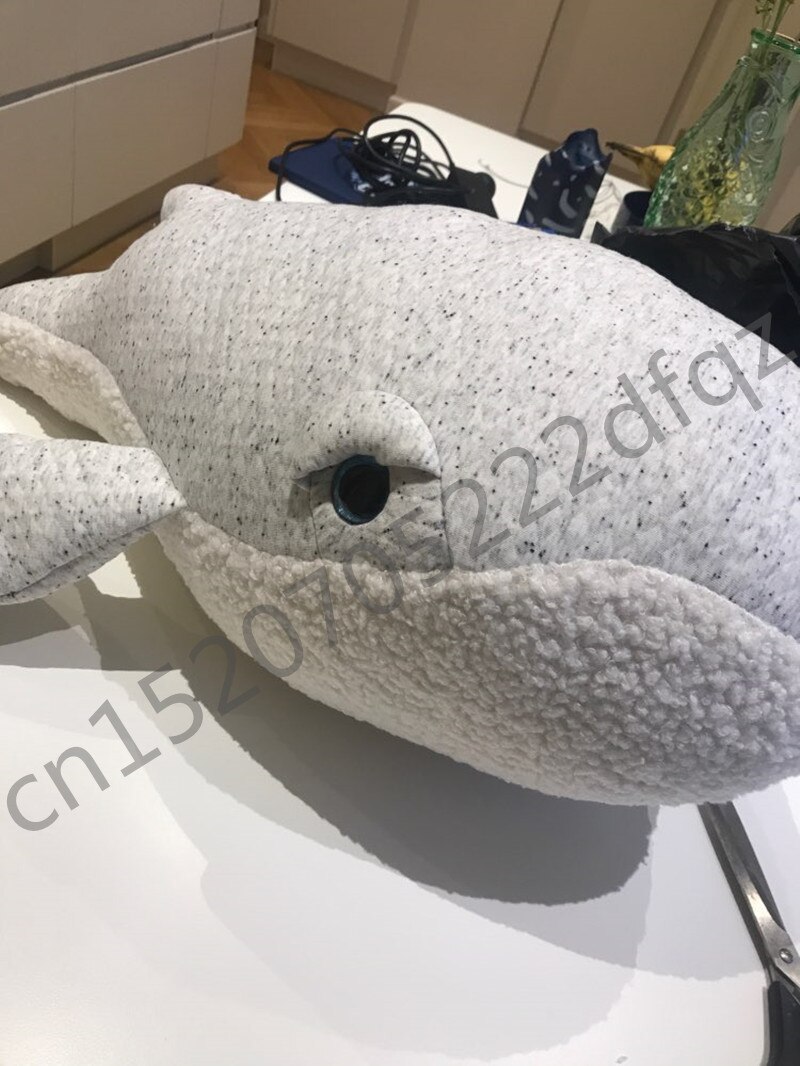 Ins Nordic De Witte Walvis Baby Handgemaakte Pasgeboren Baby Slaapkamer Decor Bumper Kussen Wieg Fotografie Props Pacificeren Speelgoed