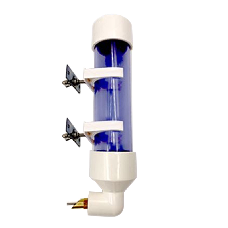 Comedero para pájaros y periquitos, jaula colgante para mascotas, cuenco de comida automático, dispensador de agua potable: Azul / S