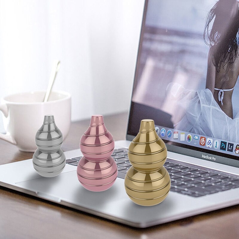Toupie anti-stress en métal pour adulte, jouet de bureau, décompression, idéal pour enfant, nouveauté
