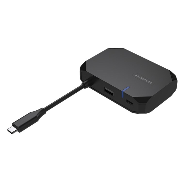 USB C HUB multi-usb expanseur de moyeu Type C vers HDMI VGA Dock pour accessoires d'ordinateur de répartiteur USB Pro: Default Title