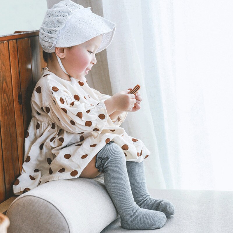 Babymeisje Sokken Kniehoog - Katoen Verdikt Warm - Lente Herfst Casual Peuter