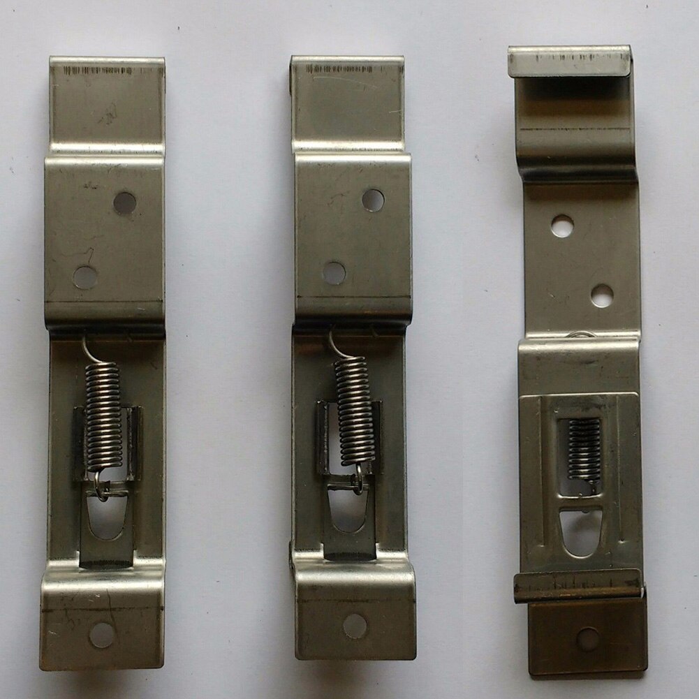 Soporte de montaje Clips para matrícula de coche, soporte de marco de acero inoxidable, accesorios exteriores, remolque de coche, resorte de fácil instalación