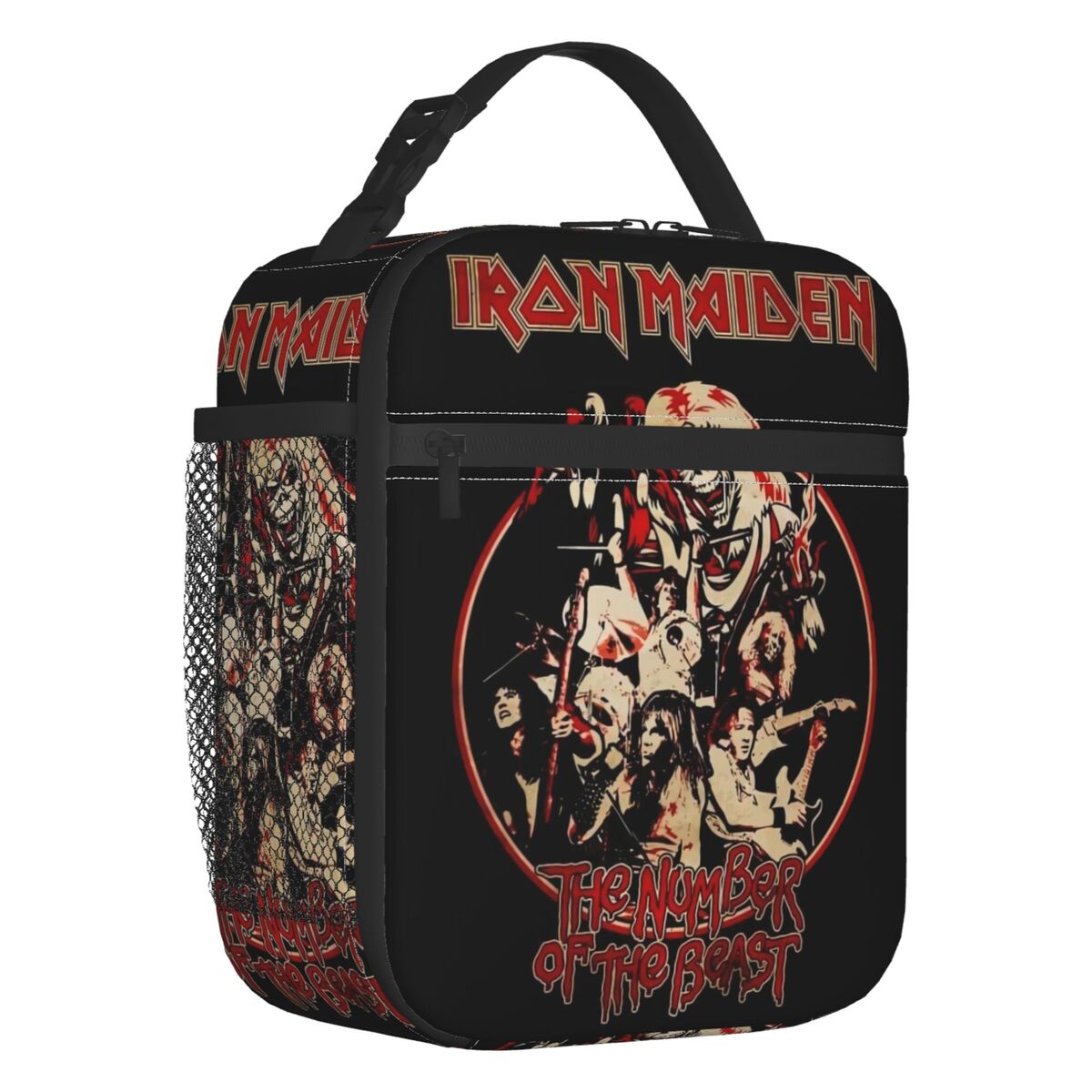 Custom Heavy Metal Lunch Bag Women Cooler Thermal Insulated Lunch Boxes for Children School: Clear