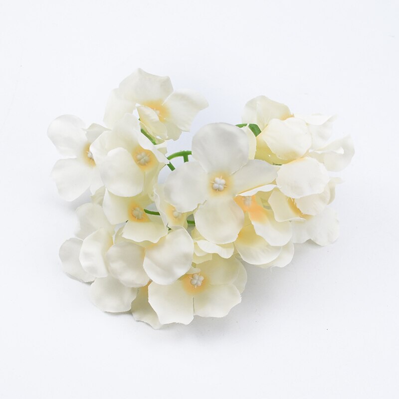 27 hoveder silke hortensia år julepynt bryllup blomster væg gør-det-selv hjem dekorative blomster kunstige blomster billige: 5