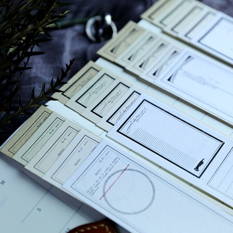 Retro Simple Bottom Note Paper DIY Scrapbooking Decorative Thick Card Material Paper