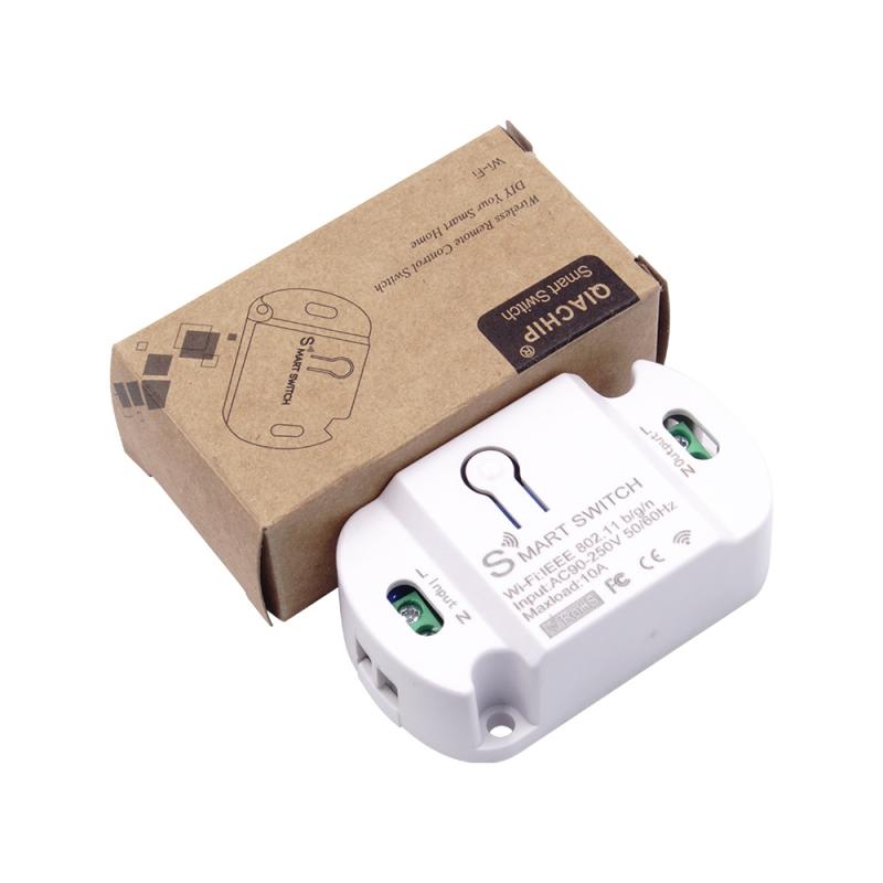 10A Wifi Smart Switch Timer Wireless Switches Smart Home Automation Smart Home Automation Modules Smart Electronics: Default Title