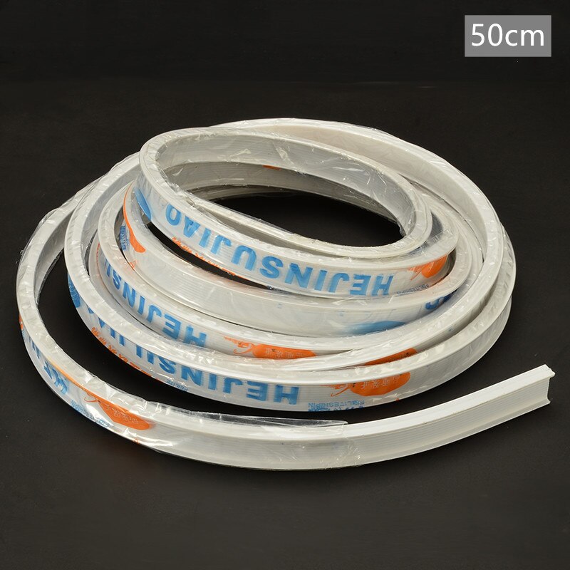 Flexible assembly of ceiling curtain rail straight sliding window balcony decoration curtain upper accessories/side frames: Side mounting- 50cm