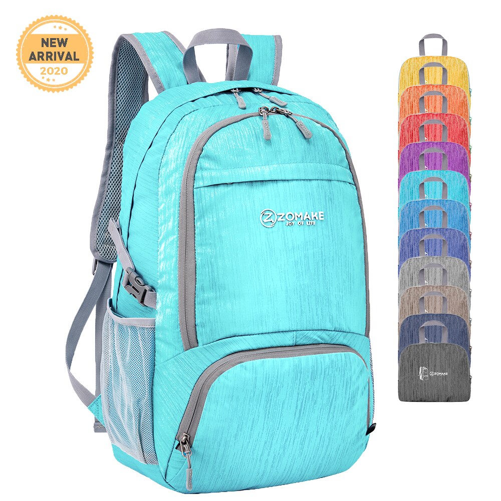 40l Folding Hiking Backpack Waterproof Men Rucksack mountaineering Laptop Travel Backpack Weekender Ultralight Backpack Camping: 131J