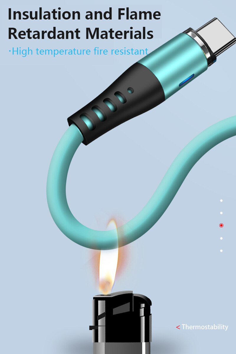 1 Meter Silicone Magnetic USB Cable Charger Fast Charging Magnet Charge Wire Cord For IPhone Android TXTB1