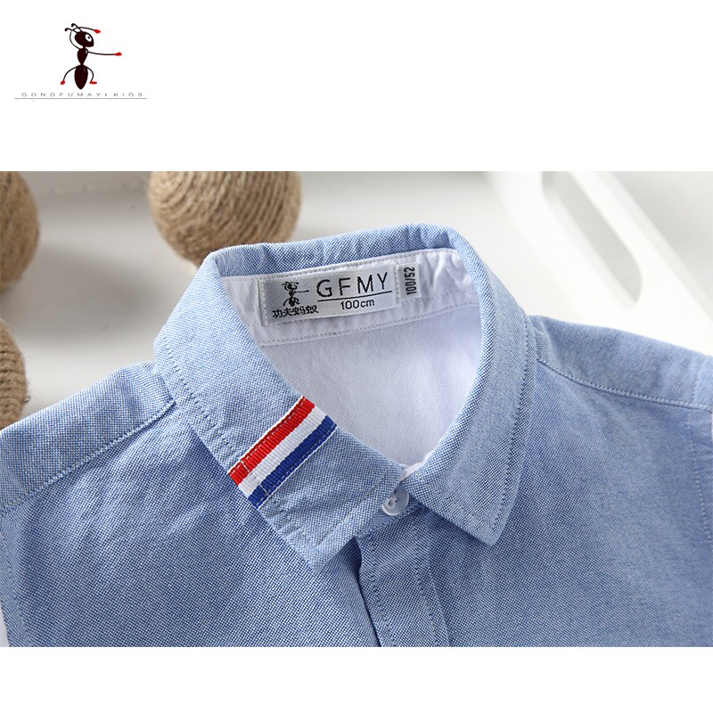 Chemise manches longues en coton pour garçons | Modèle , bleu, vert, rose, offre spéciale, vêtements pour enfants, 201702