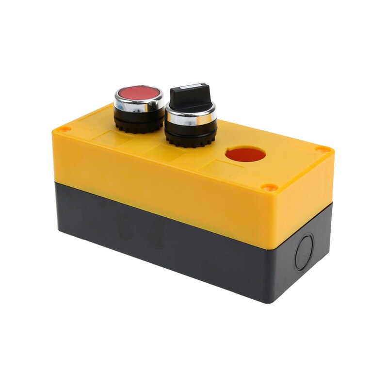 BX3-22 drie-gat knop doos 3 gat knop switch box control box 3 open gat 22mm.