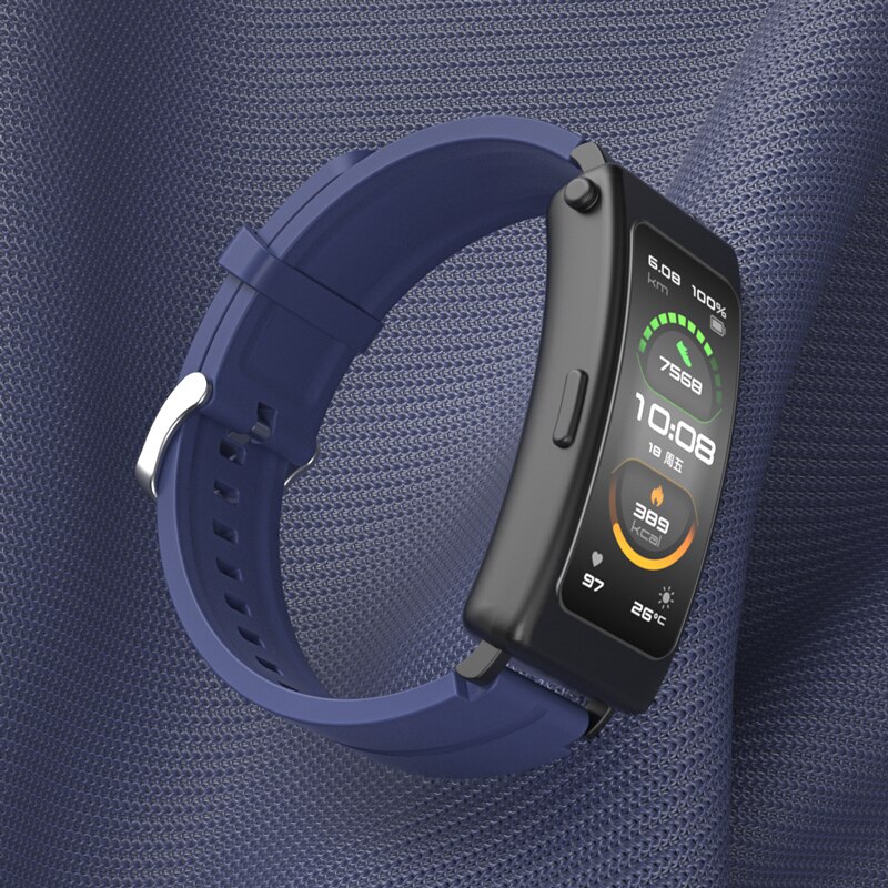 18mm watch strap for HUAWEI TalkBand B6 Wristband Replacement Silicone strap Bracelet For Huawei Talk Band B3 Accessories: 8 / For TalkBand B3