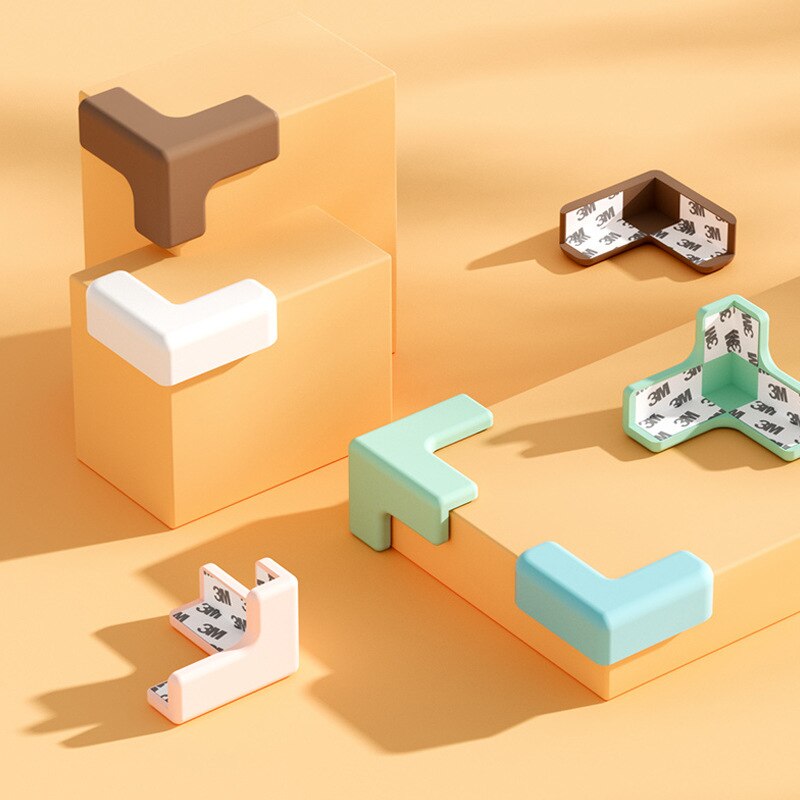 1Pc L T Shaped Babies Coffee Table Corner Protection Cover Children Desk Cupboard Corner Anti-collision Silicone Guards Pad