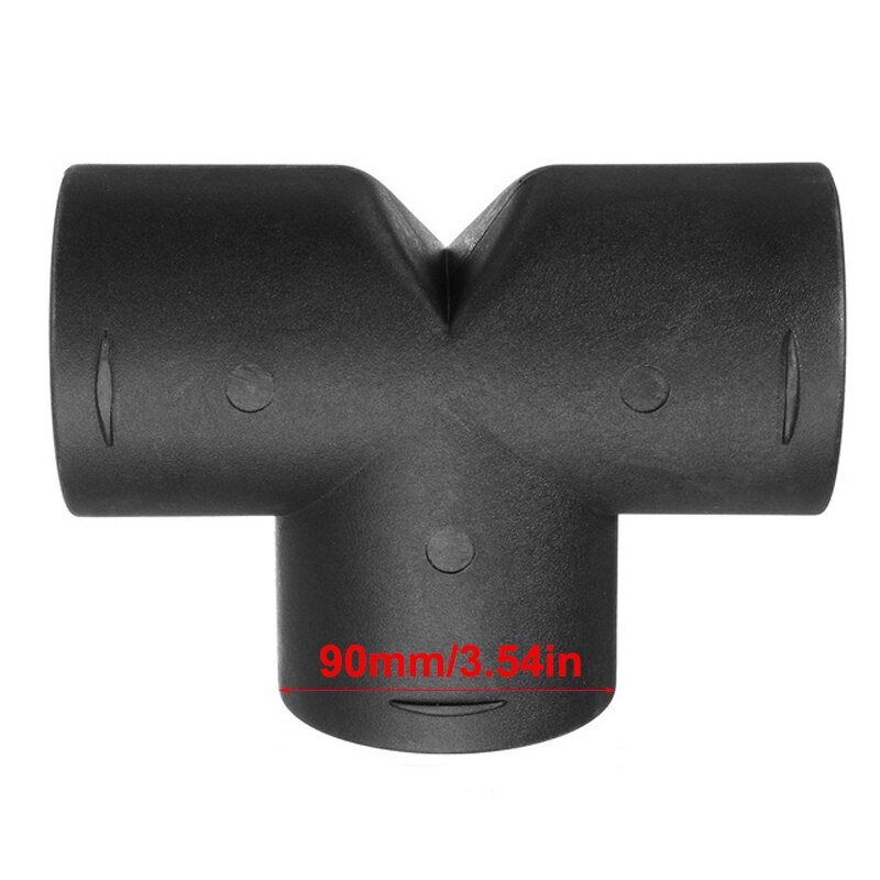 60mm / 75mm Air Vent Ducting T Piece Elbow Pipe Outlet Exhaust Connector For Eberspaecher Air Diesels Parking Heater: 90mm