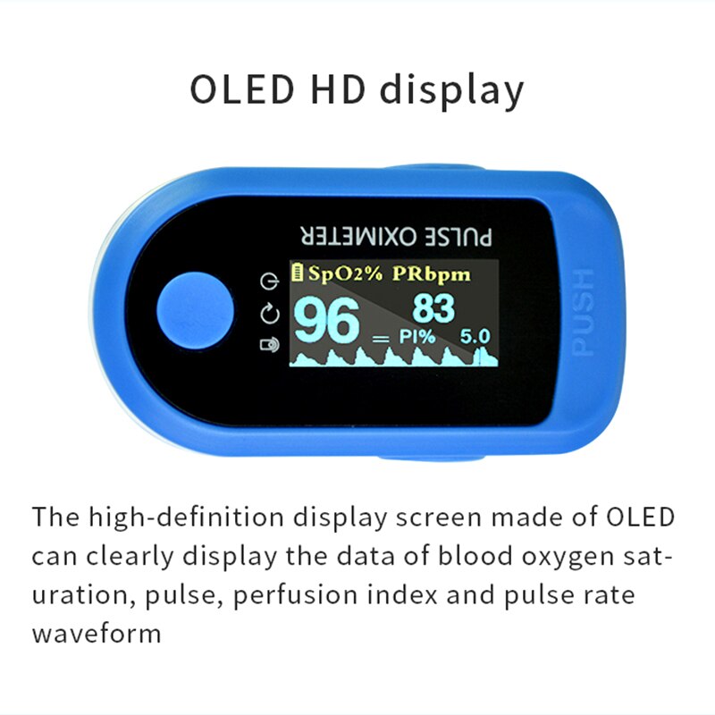 WOBIKE Fingertip Pulse Oximeter Bluetooth OLED Oximetro De Dedo Pulsioximetro Blood Oxygen Saturation SpO2 PR Monitor Oxymeter