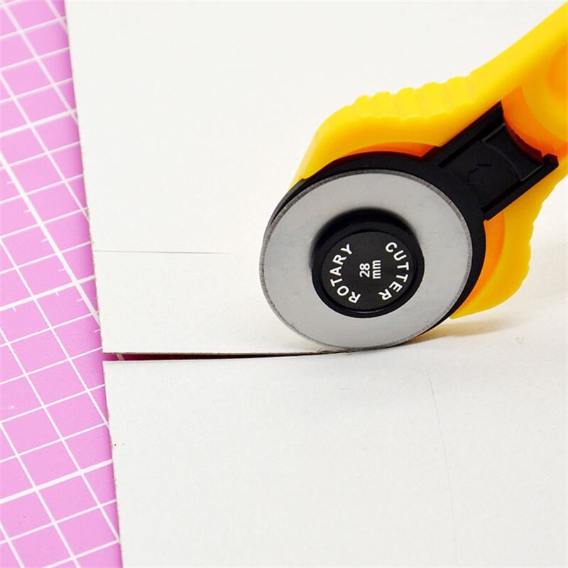 28/45mm Circular Rotary Cutter Knife Safety Blade Patchwork Piecing Sewing Quilting Fabric Cutting Leathercraft Tool