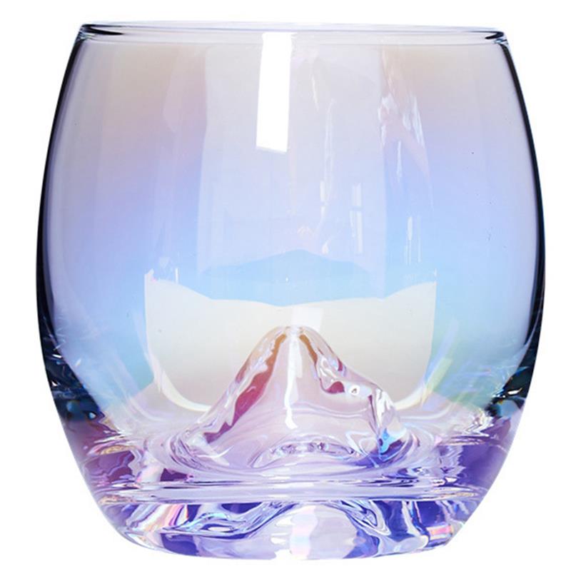 Glass Cup Heat-resistant Rainbow Wine Glass Water Glass Drinking Glass Beer Mug Tea glass Whiskey Glass Cups Drinkware