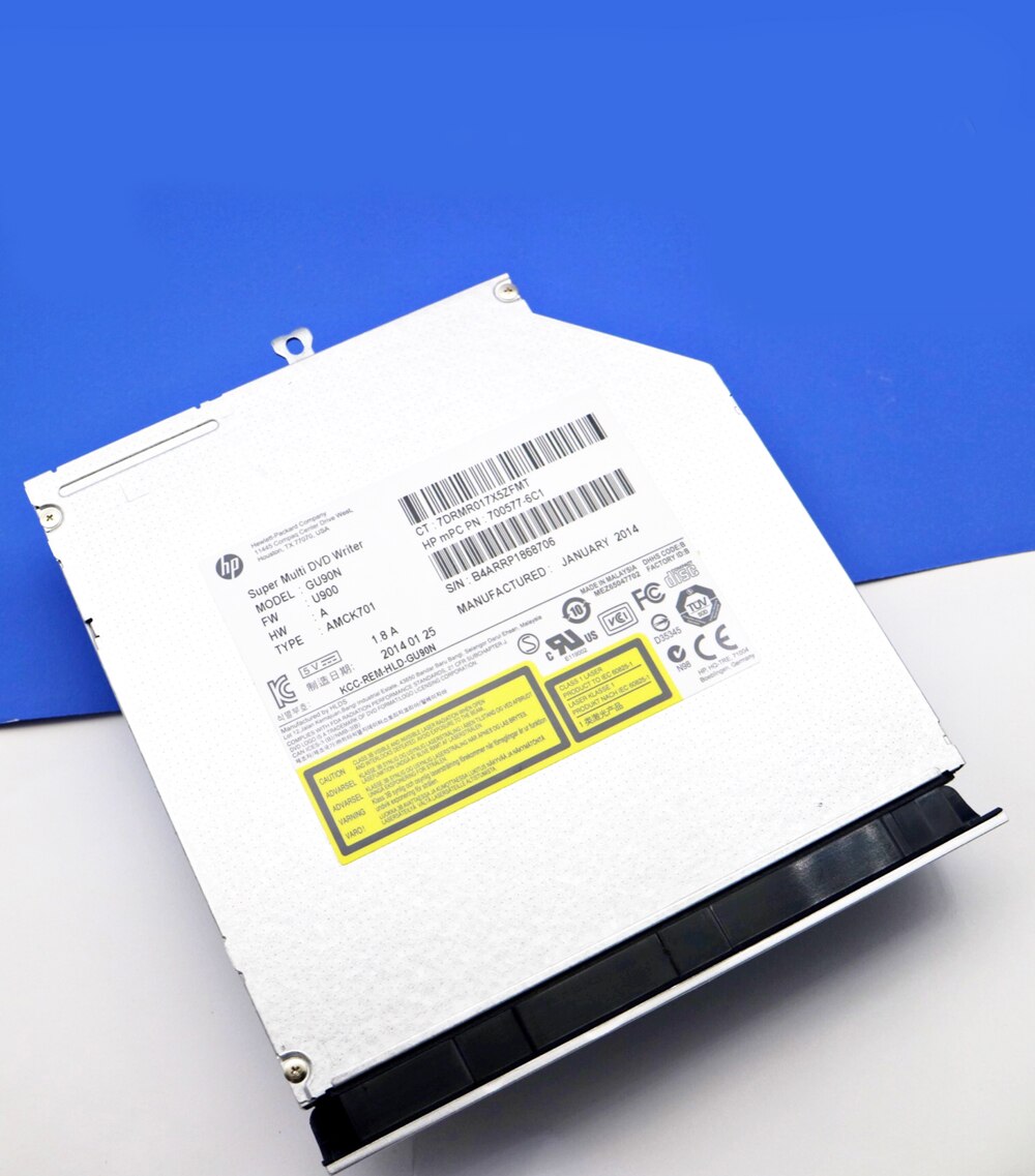 Voor HP 450G3 9.5mm Notebook 8X DVD RW RAM Dual Layer DL Brander 24X CD Writer Slim Optische Drive