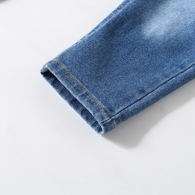 IENENS 2-9 Years Kids Boys Clothes Skinny Jeans Classic Pants Children Denim Clothing Long Bottoms Baby Boy Casual Trousers